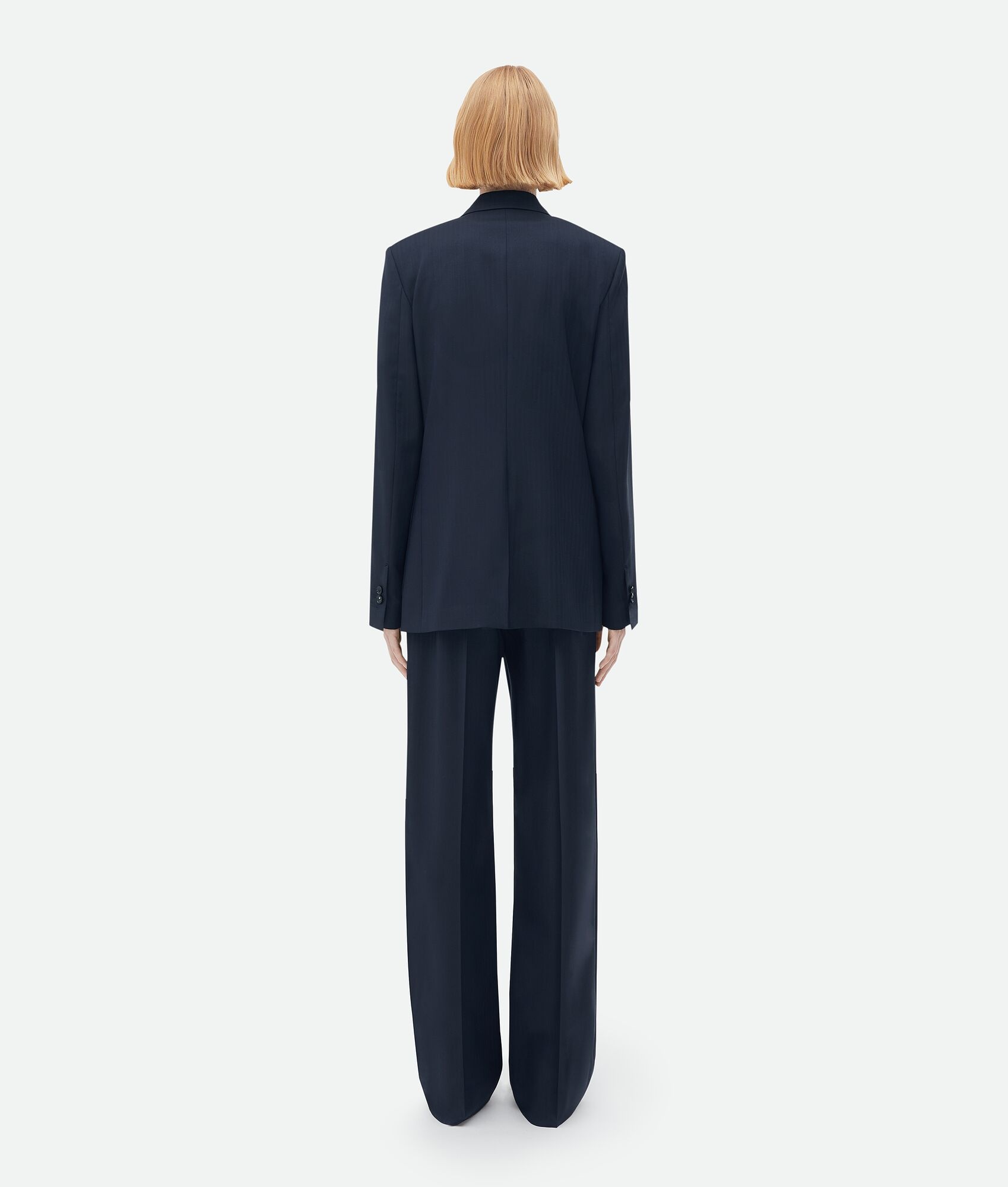wool chevron jacket - 3