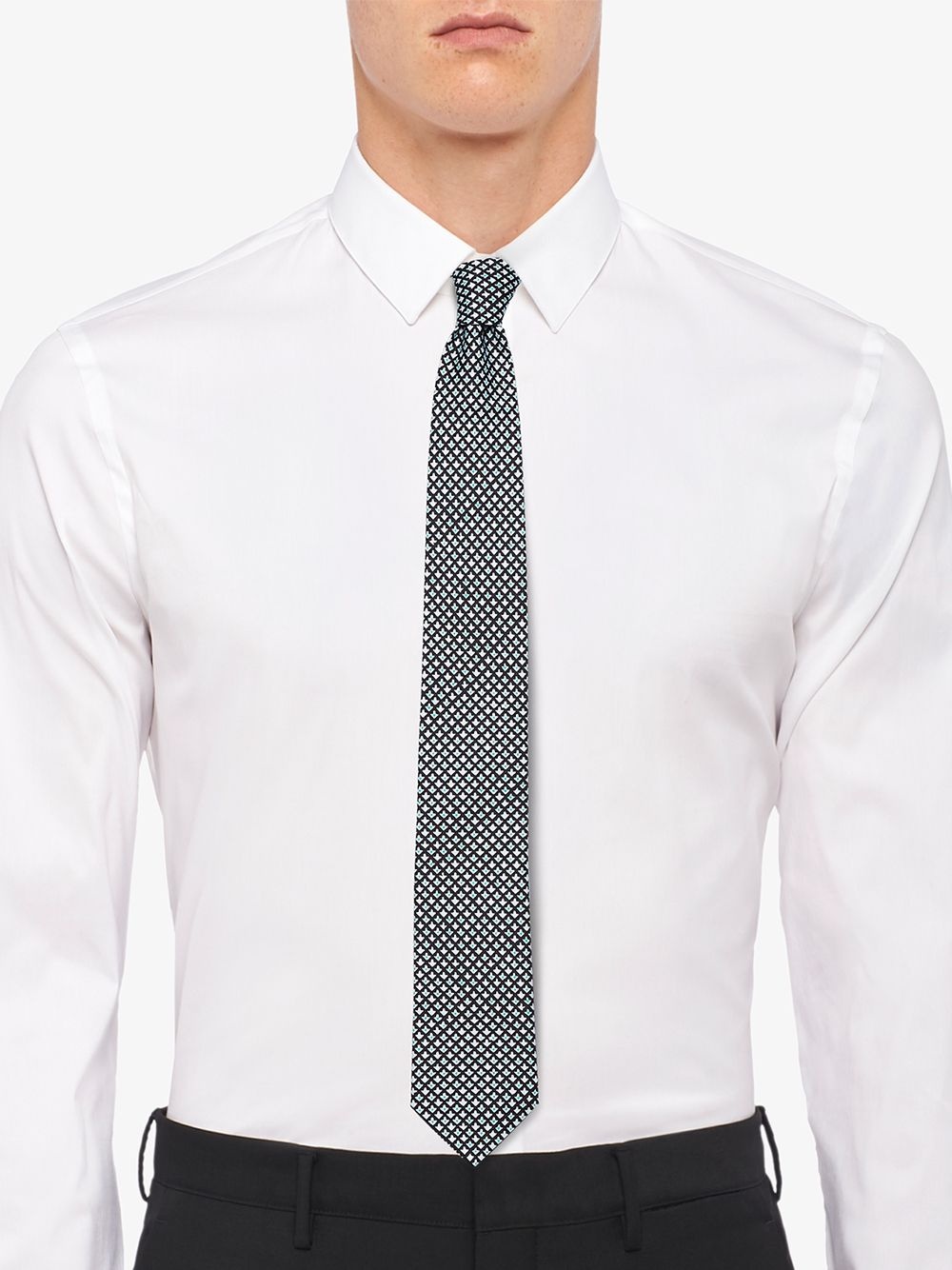 all-over print tie - 3