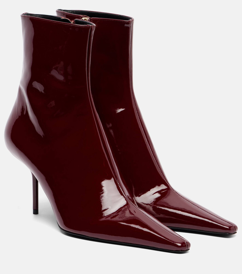 75 patent leather ankle boots 1