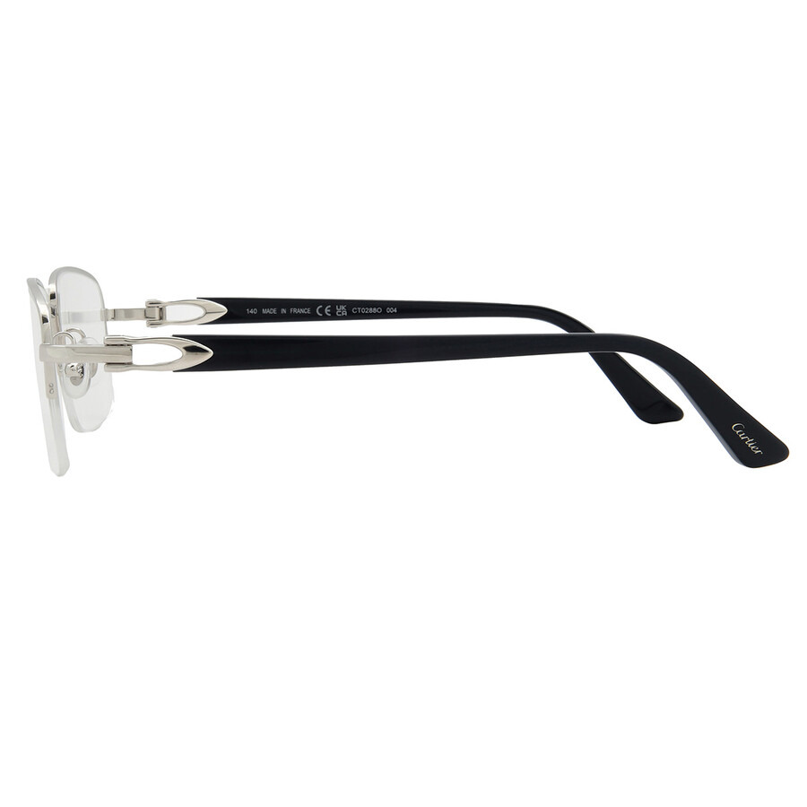 Cartier Demo Rectangular Men's Eyeglasses CT0288O 004 54 - 3