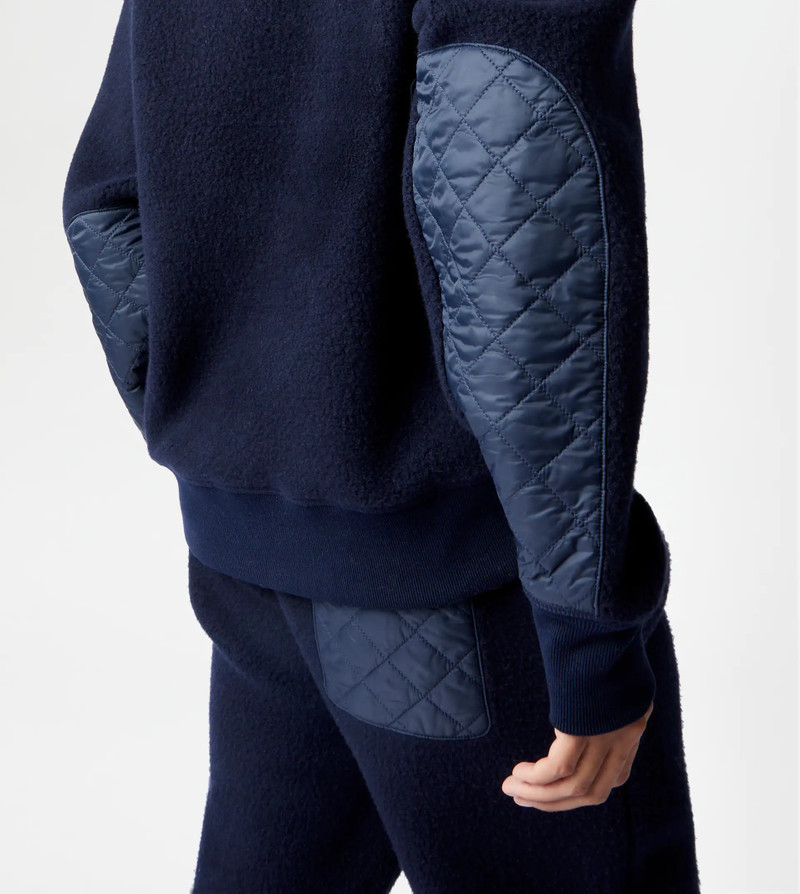 TOD'S CASHMERE BLEND SWEATSHIRT - BLUE 14