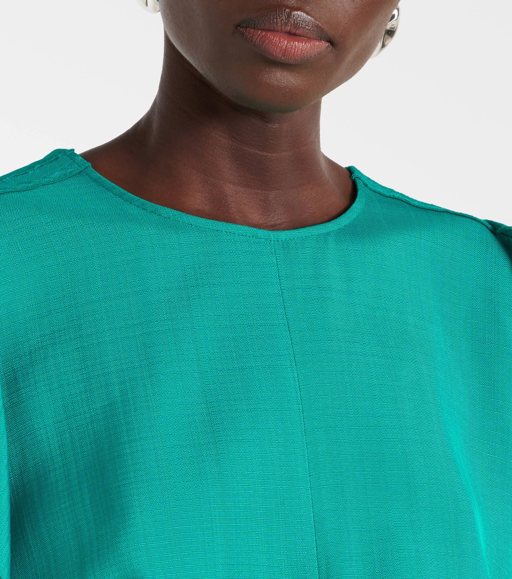 Gathered midi dress - 4