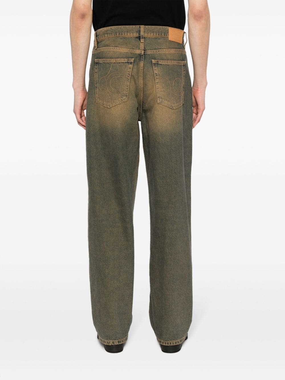 EYTYS Benz bleached wide-leg jeans | farfetch | REVERSIBLE