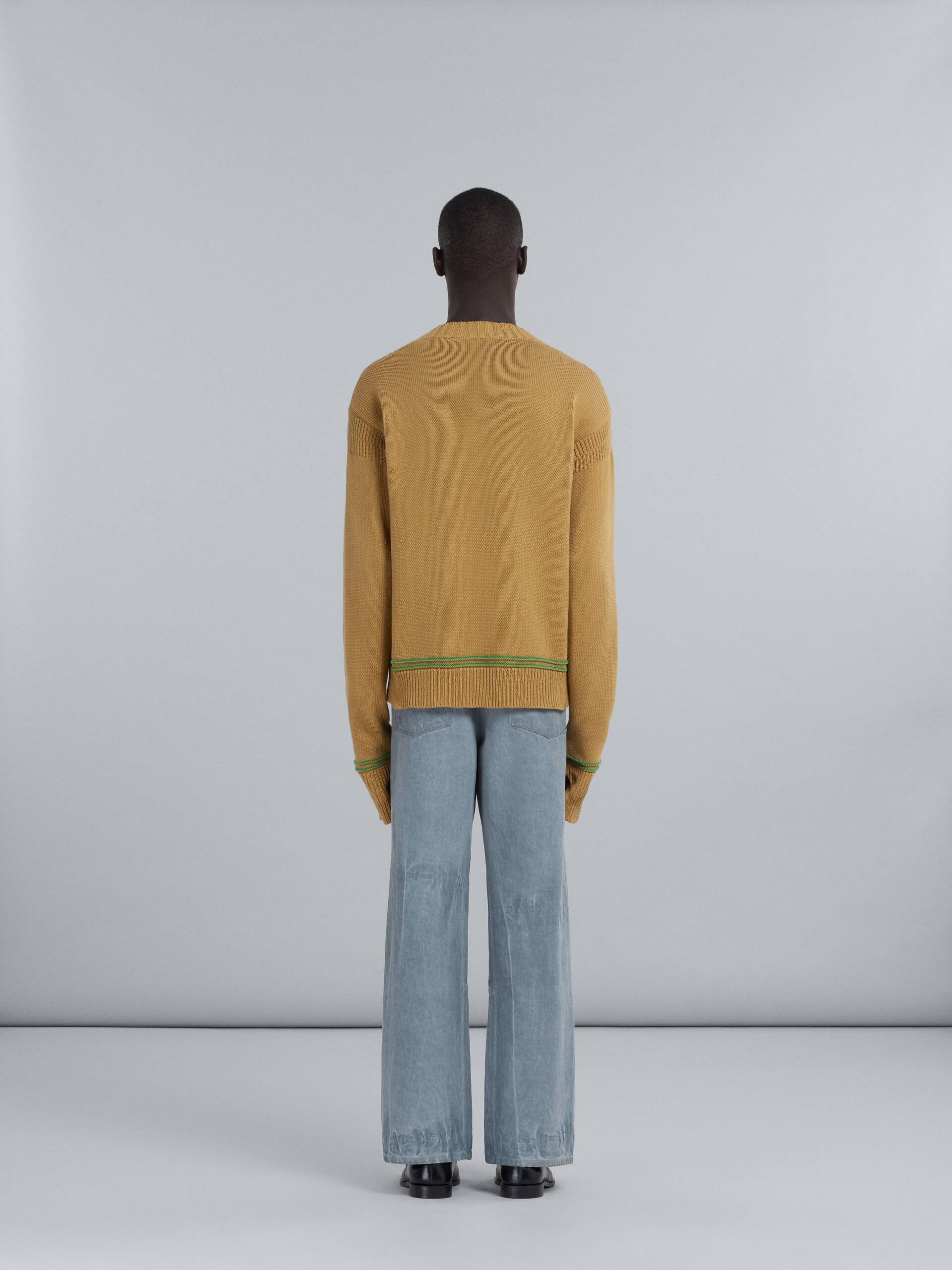 LOOSE TROUSERS IN GREY COTTON DRILL - 3