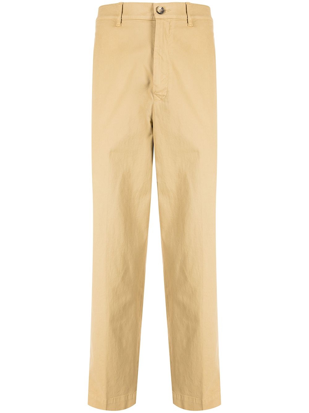 stretch-cotton trousers - 1