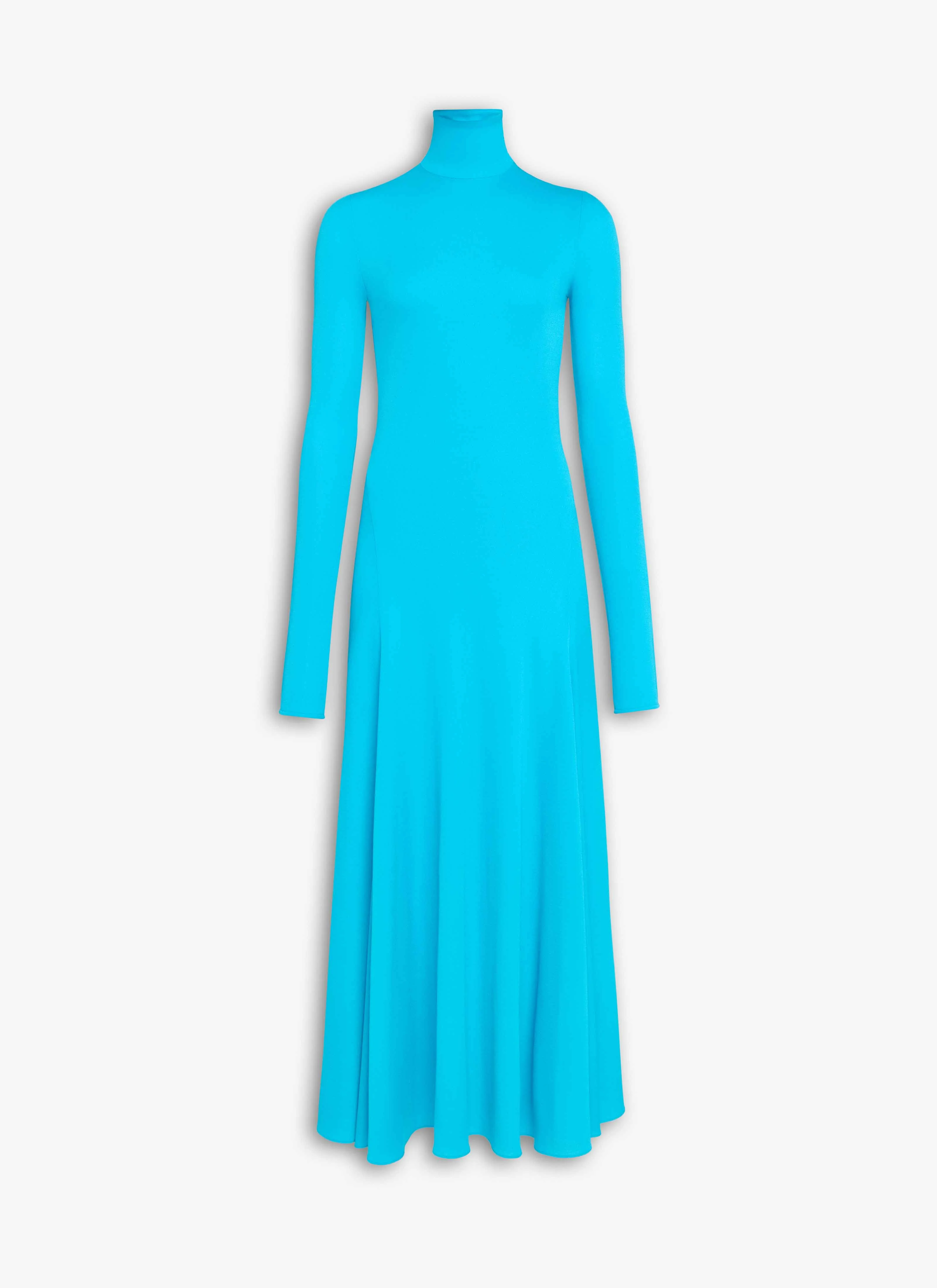 FLUID JERSEY HEART DRESS - 1