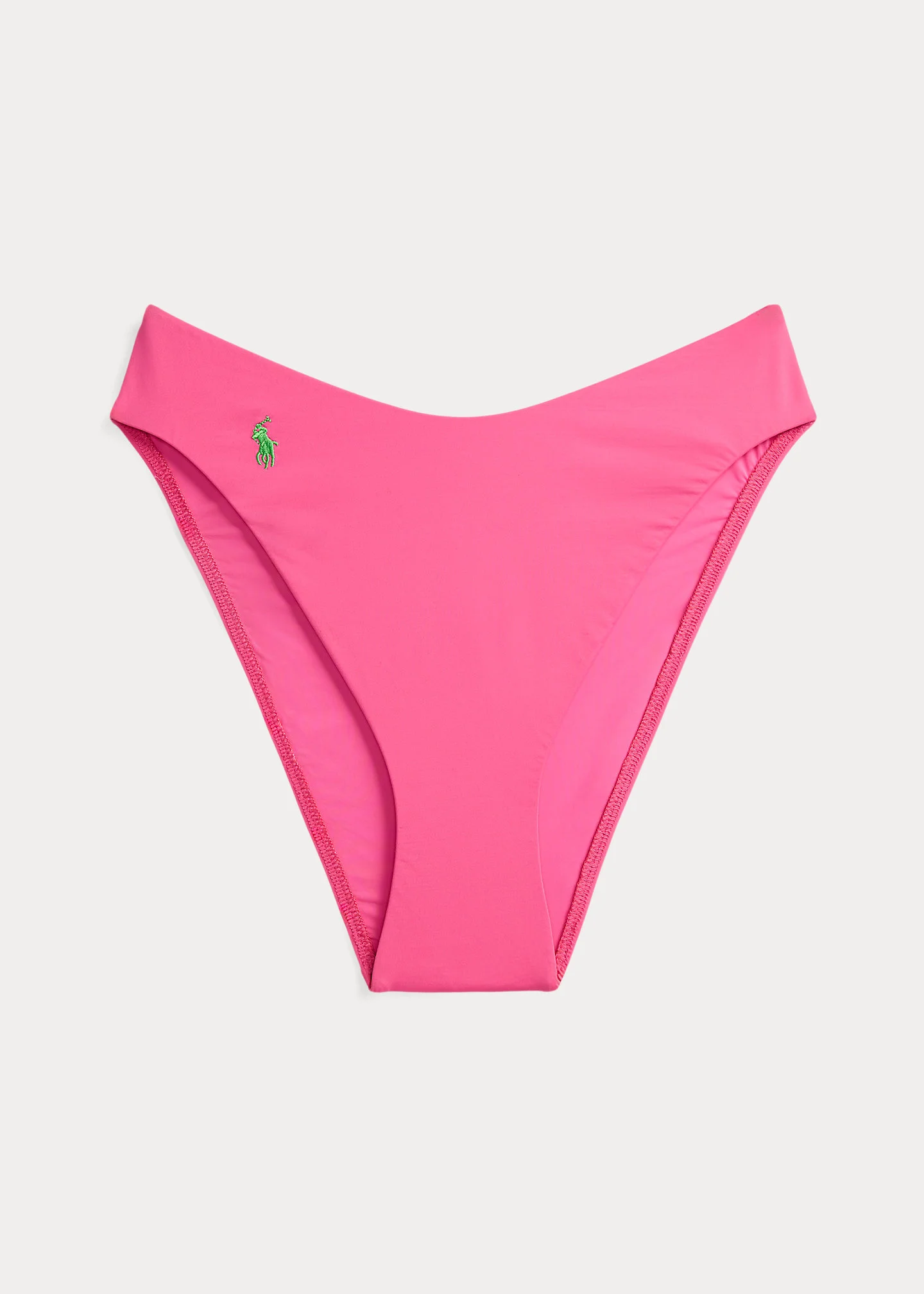 High-Leg Scoop Bikini Bottom - 1