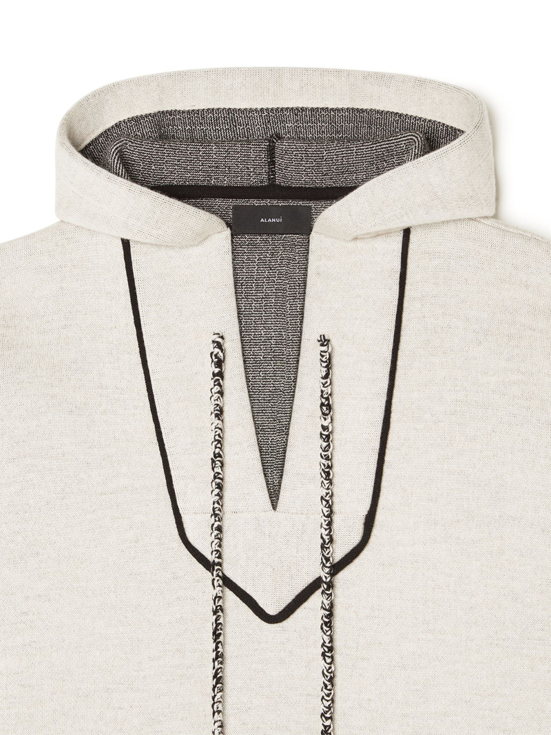 Wood Block Ibrid Jacquard Hoodie 9