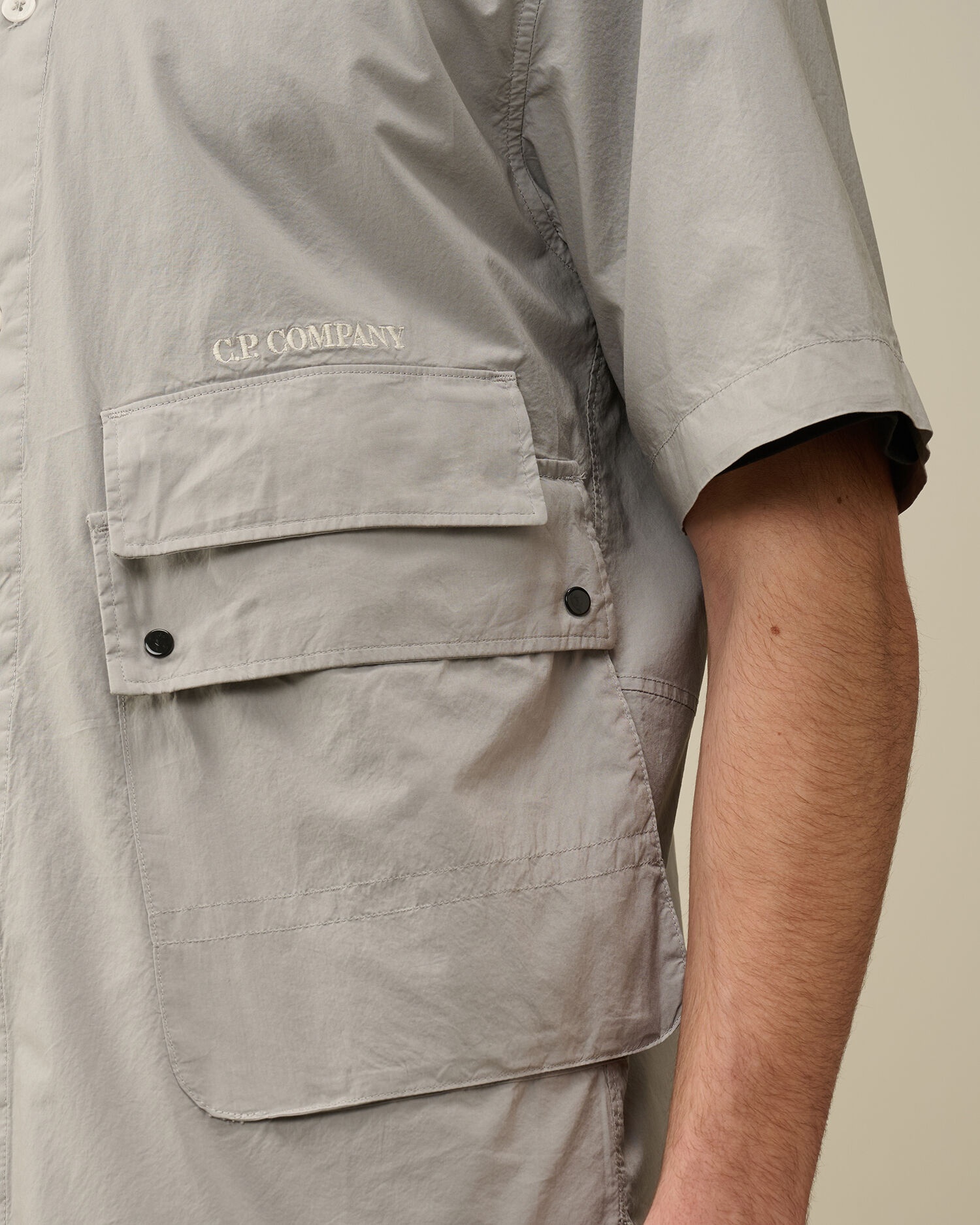 Cotton Popeline Pocket Shirt - 4