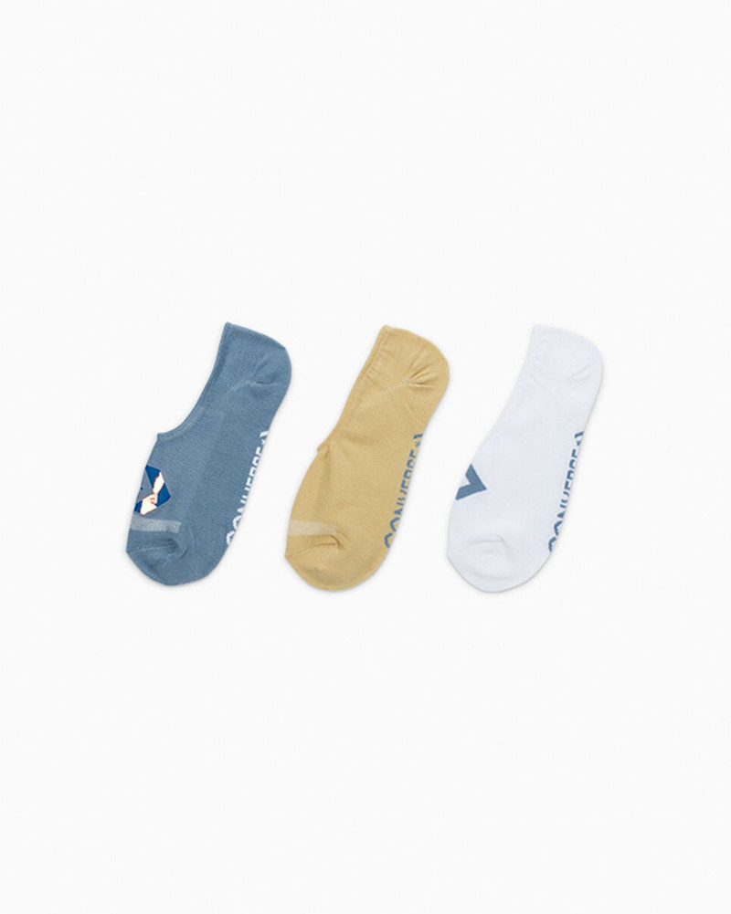 3-Pack Iridescent No-Show Socks 1