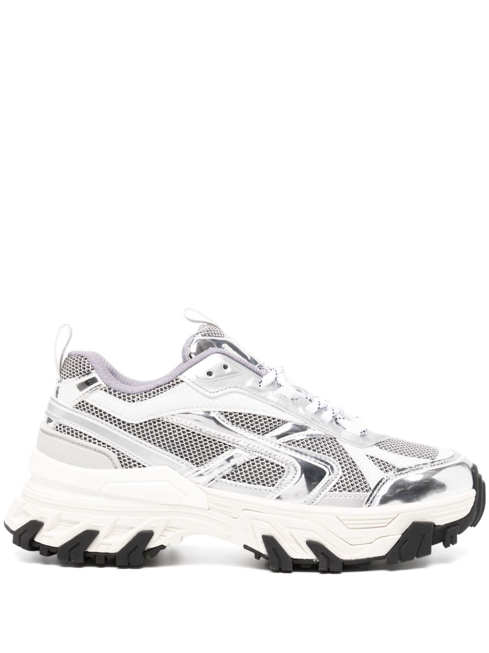 panelled sneakers - 1