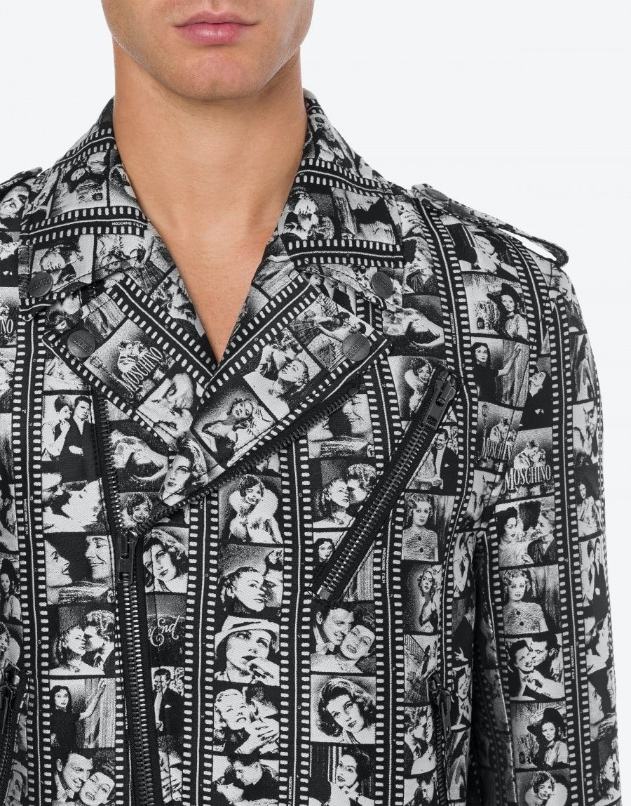 FILMSTRIP JACQUARD BIKER - 4