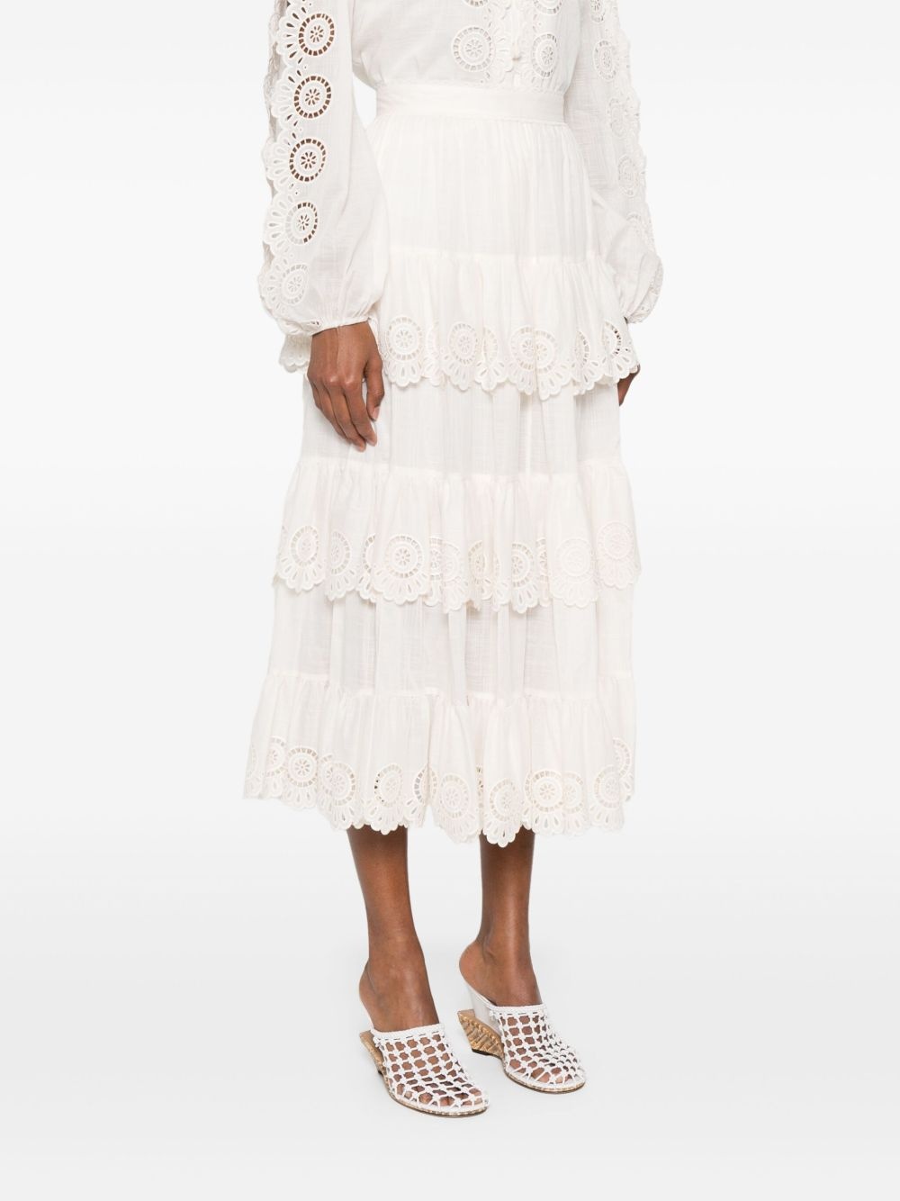 Lucky embroidered skirt - 3