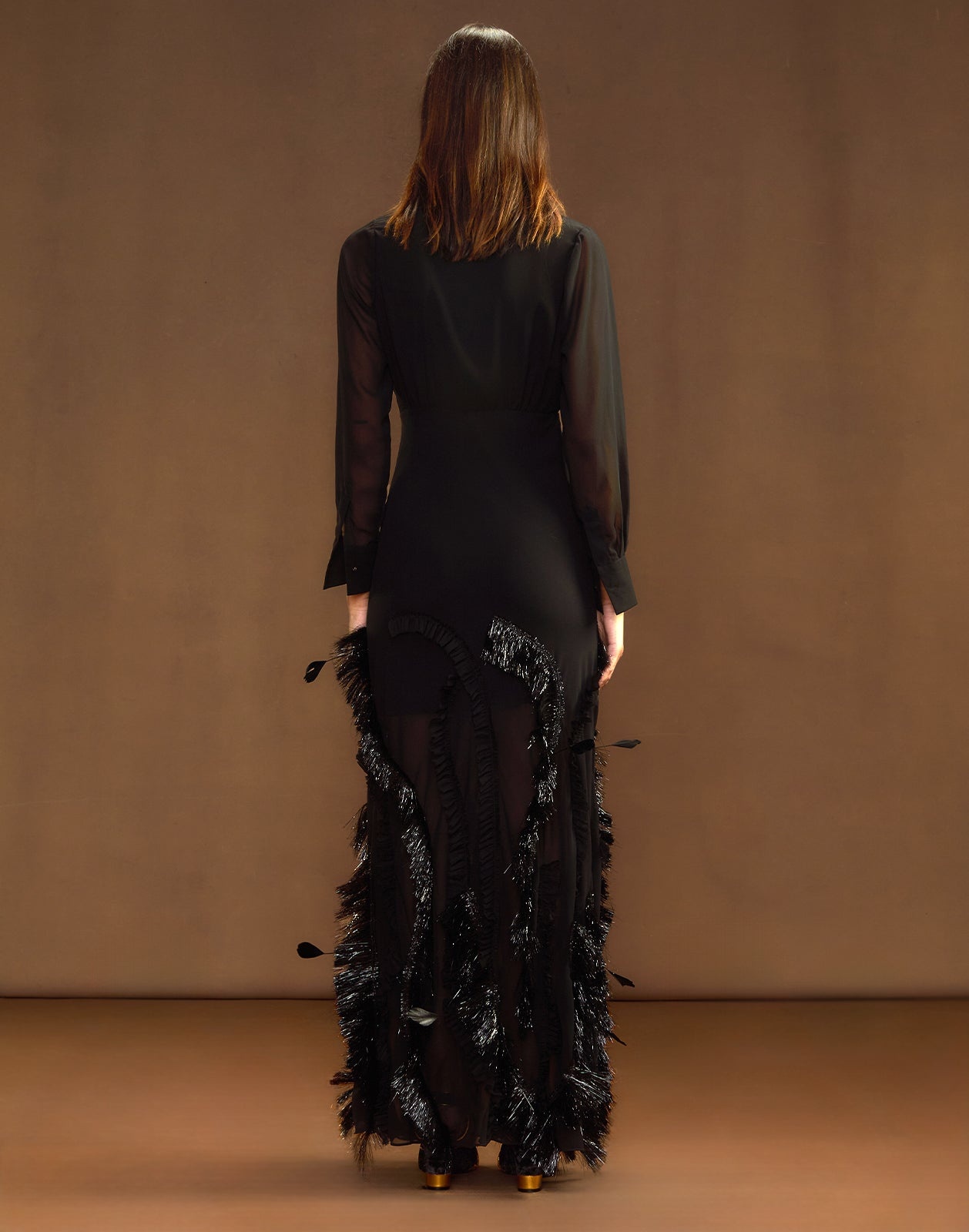 Dusk Silk Dress - 5