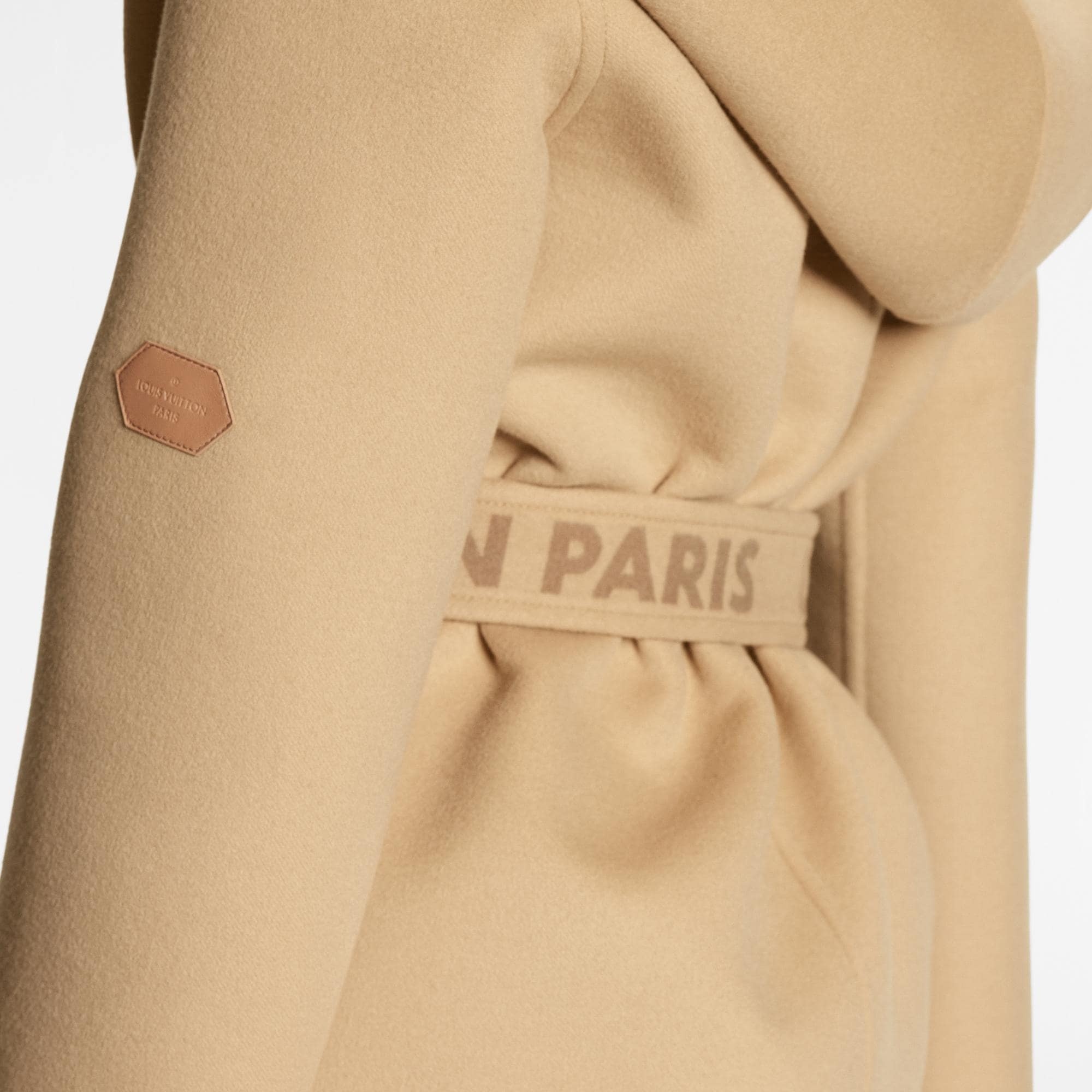 Signature Double Face Short Wrap Coat - 4