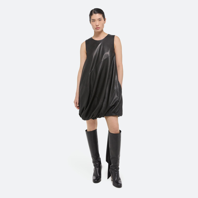 Helmut Lang LEATHER BUBBLE DRESS outlook