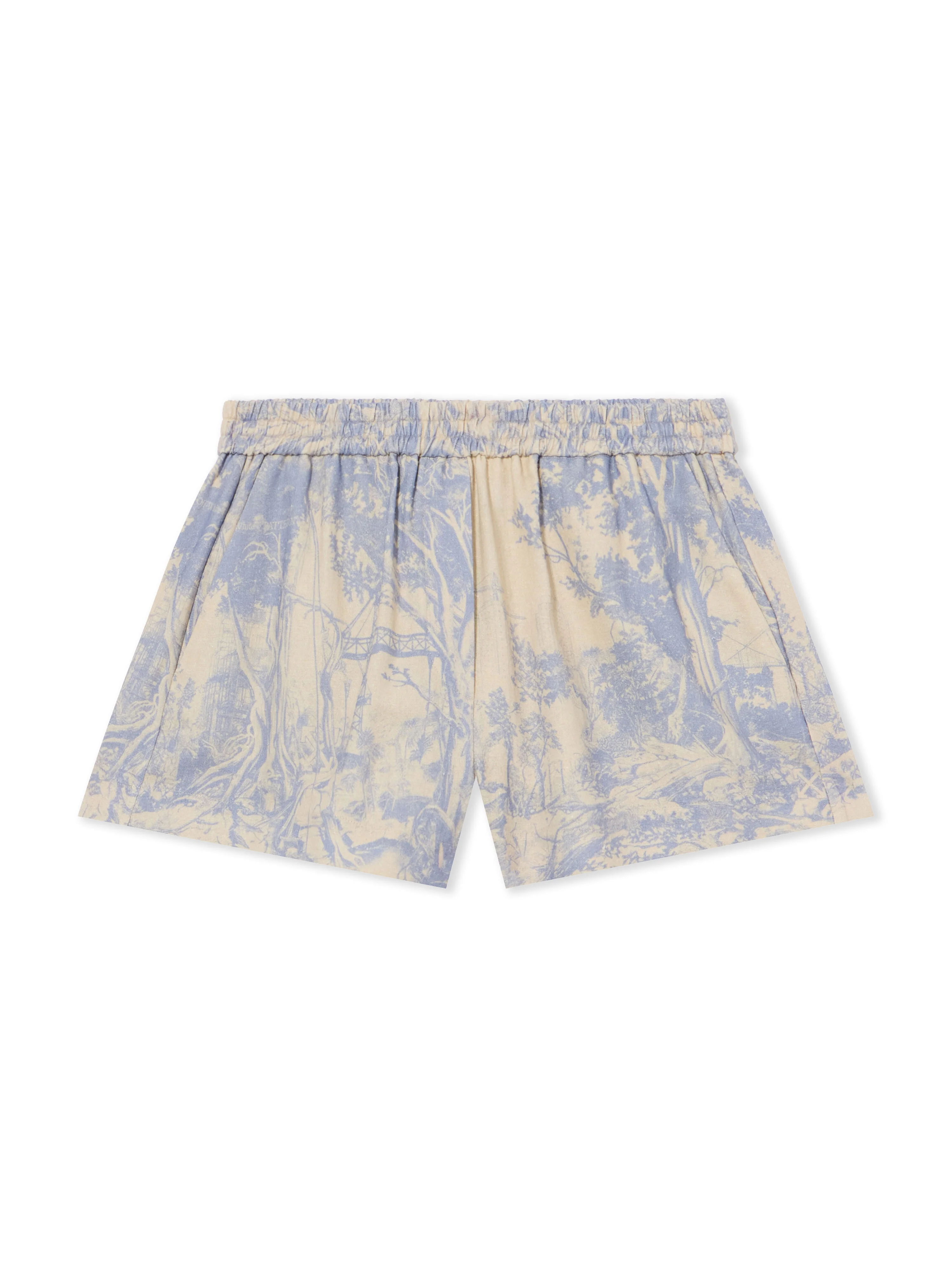 City Nature Linen Pajama Shorts - 1