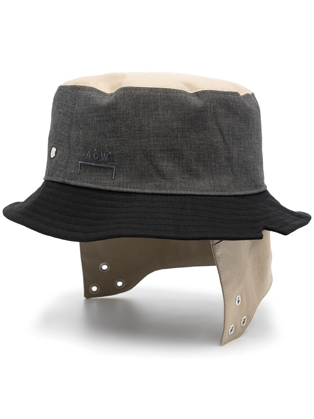 contrast bucket hat - 1