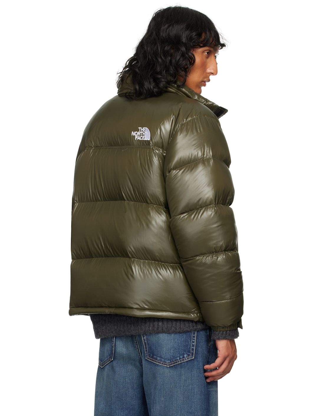 SSENSE Exclusive Khaki 1996 Retro Nuptse Down Jacket - 3