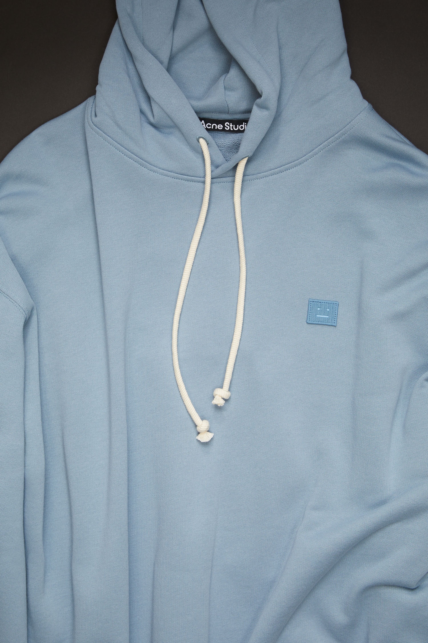 Oversized hooded sweatshirt mineral blue - 6