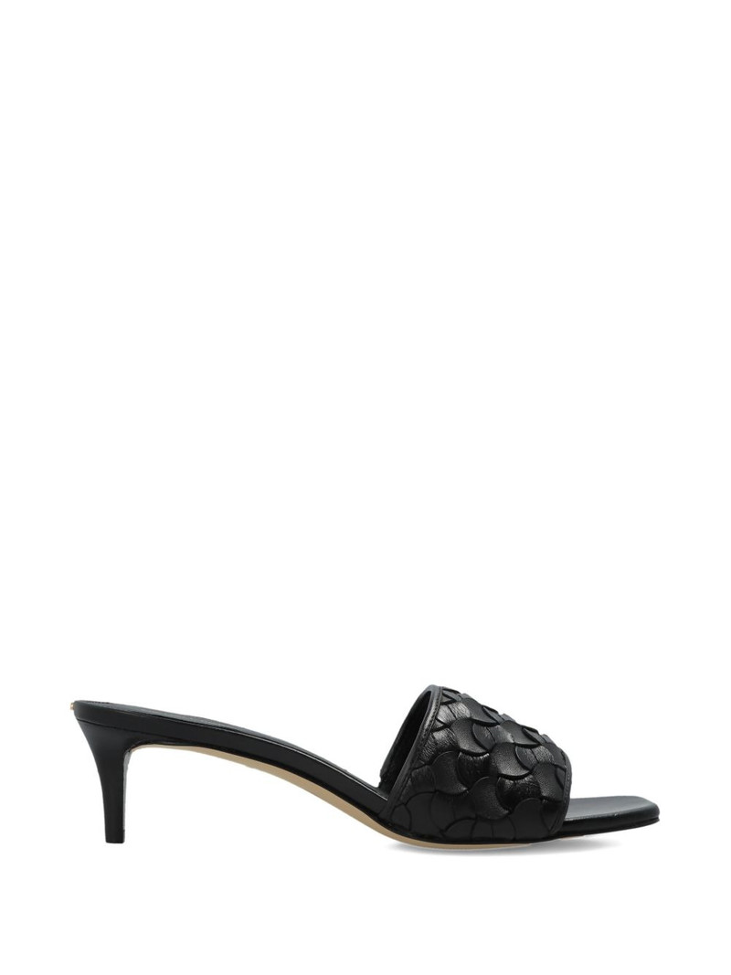Elyse calf leather heeled pumps 1