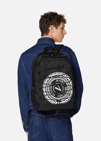 VERSACE JEANS COUTURE Box Out V-Emblem Backpack outlook