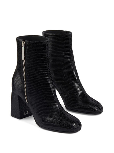 Giuseppe Zanotti Sveva 80mm lizard-effect boots outlook