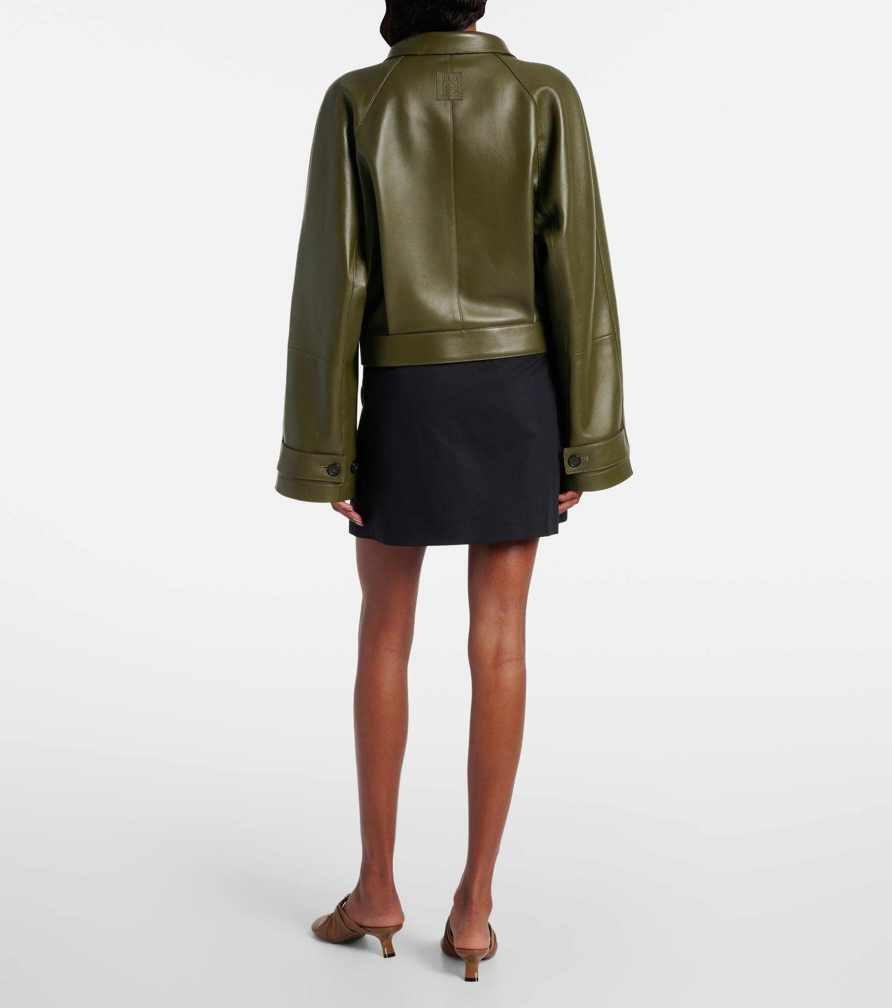 Anagram leather jacket - 3