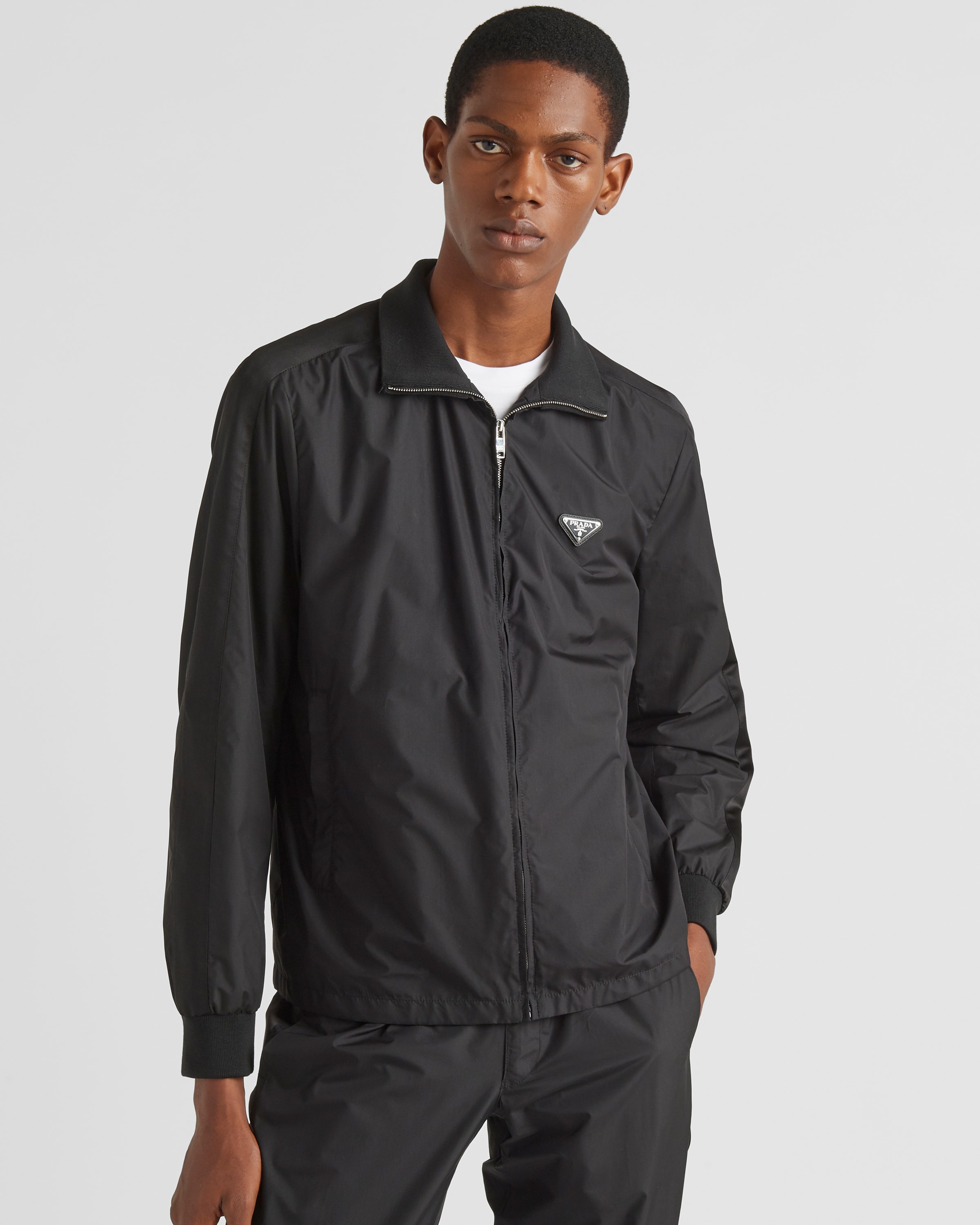 Silk blend blouson jacket - 3