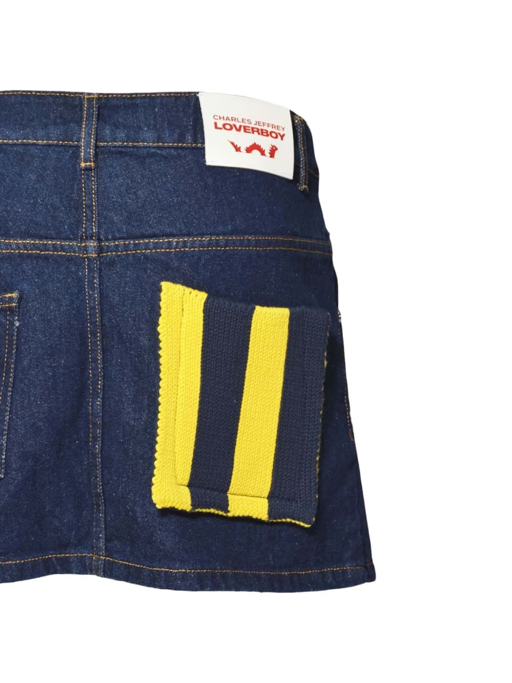 denim mini skirt - 3