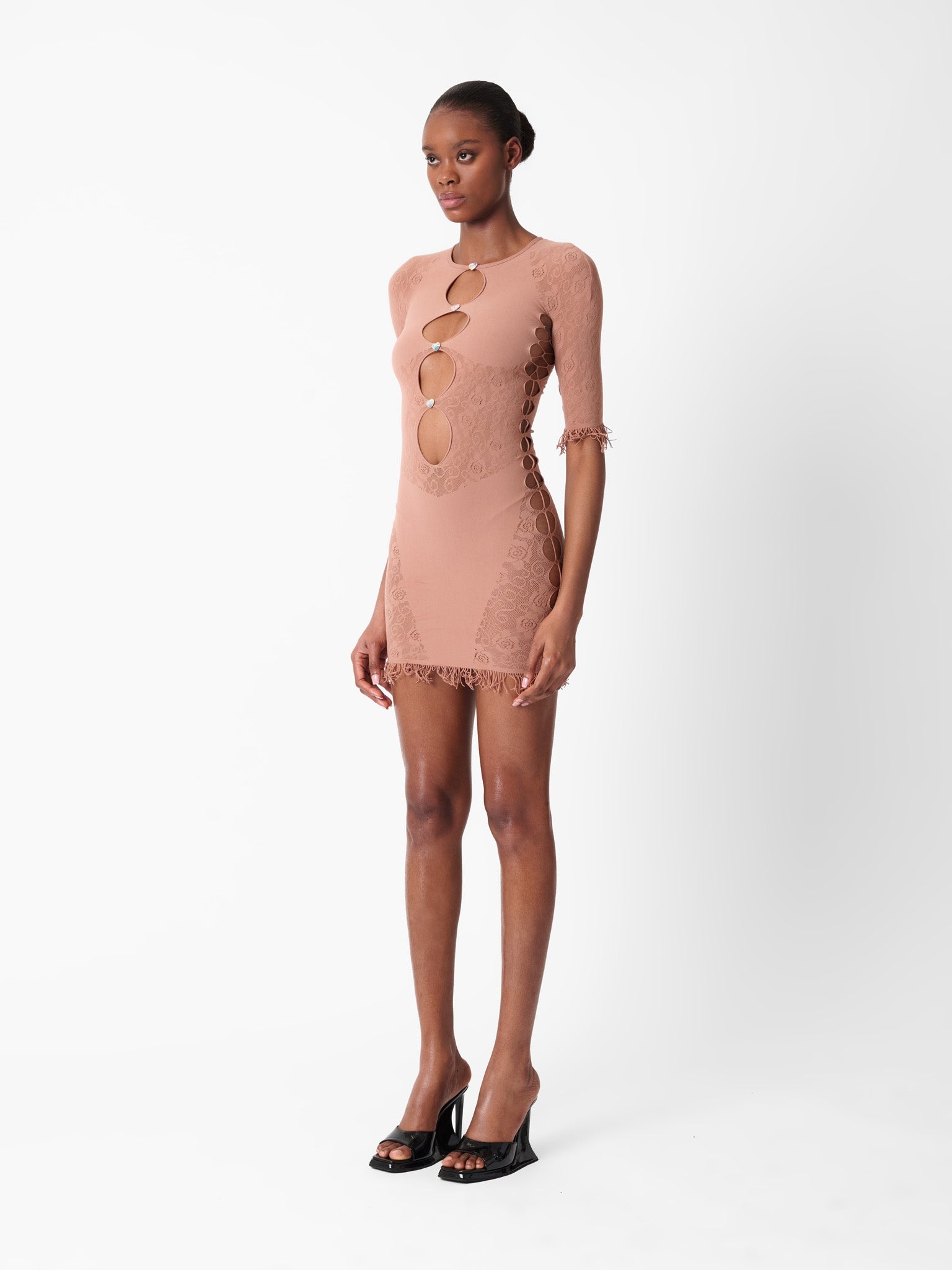 MIRANDA DRESS LATTE - 5