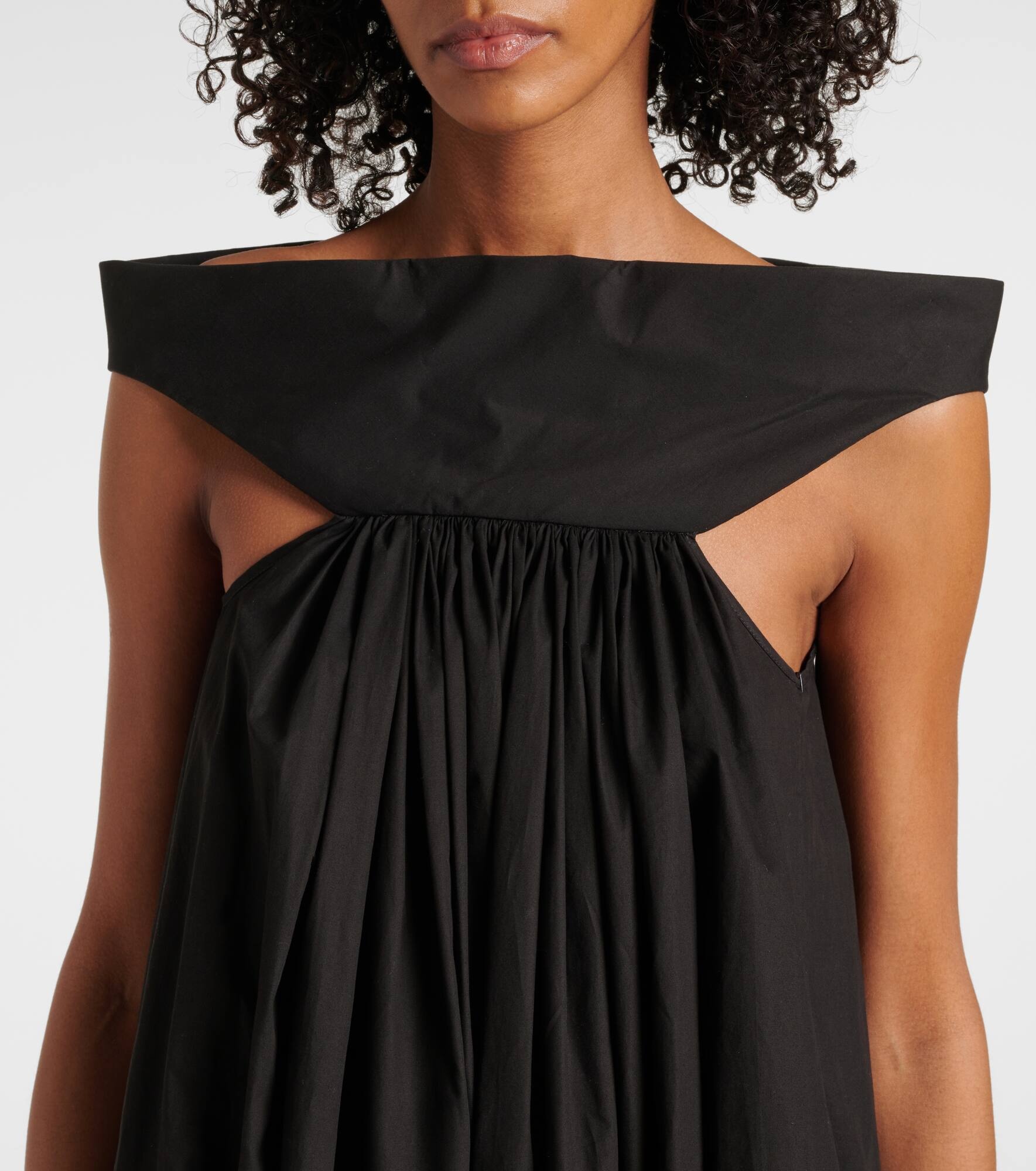 Chalice cutout cotton minidress - 4