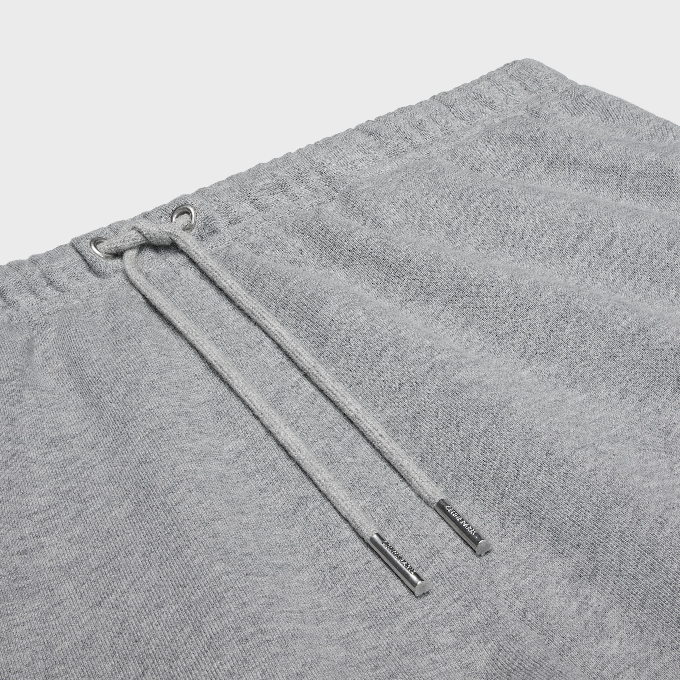 blason tracksuit shorts in cotton fleece - 3