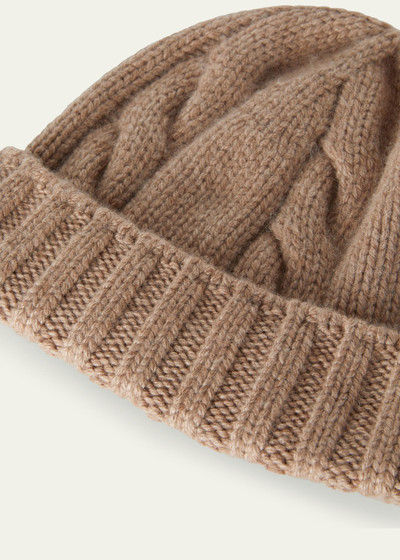 Loro Piana Cashmere Cable Knit Beanie outlook