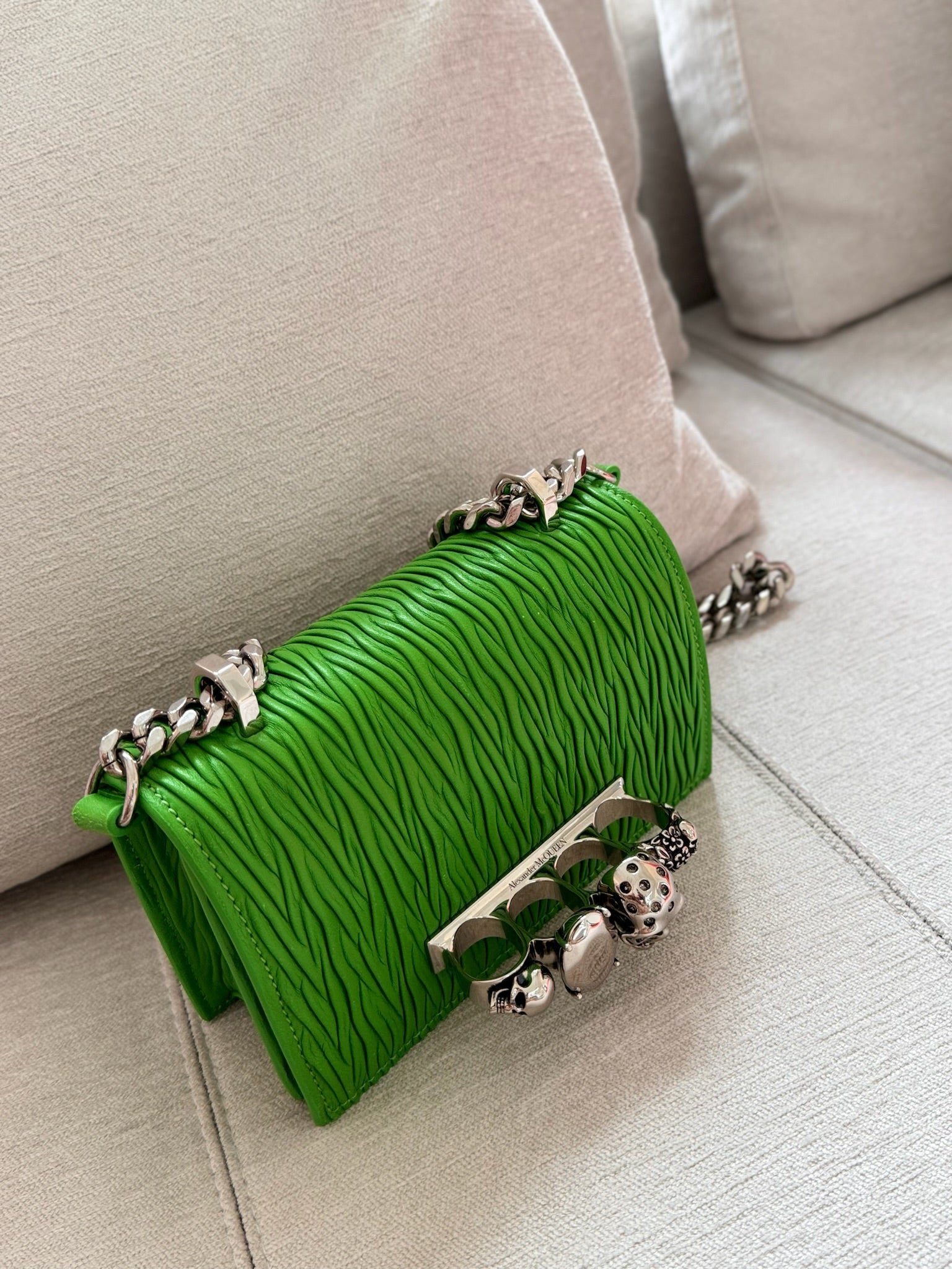 Jewelled Small Crossbody Satchel Bag - 12