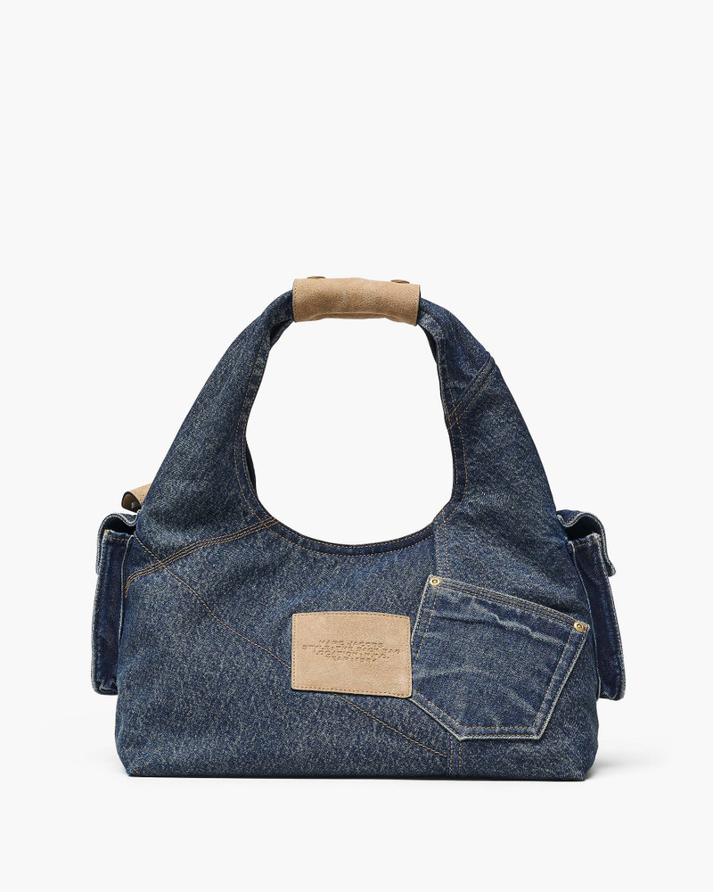 THE DENIM SUEDE CARGO SACK BAG 3