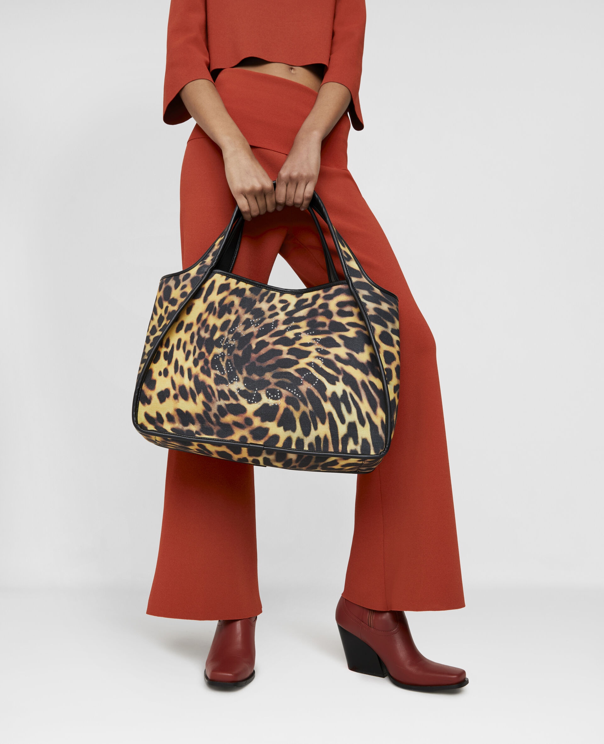 Compact Knit Flared Trousers - 4