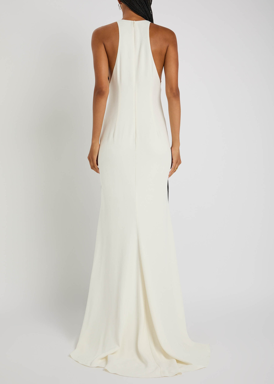 Stella Mccartney Colour-block Stretch-crepe Gown - 3
