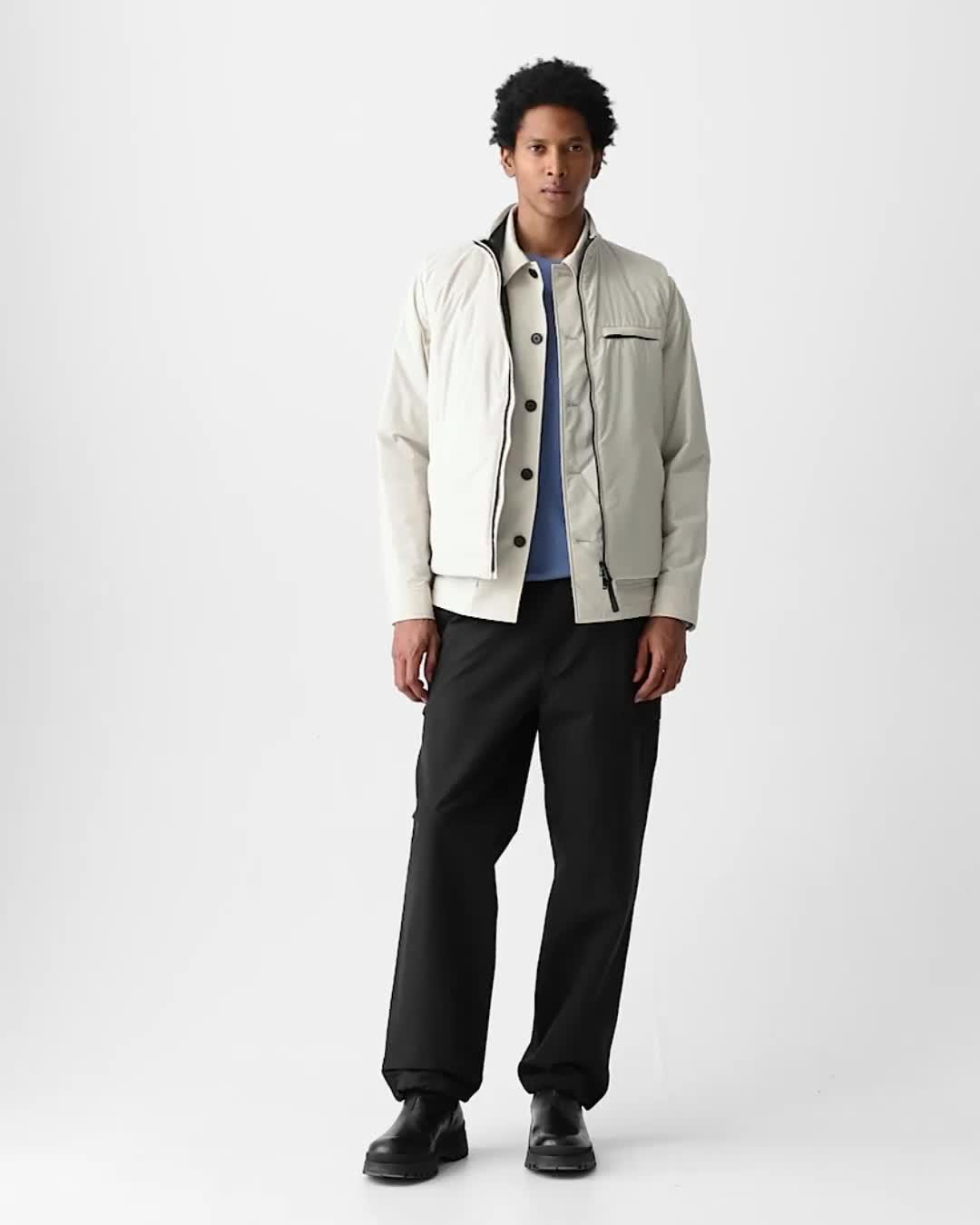 Zip-Up Vest in Motion Nylon - 8