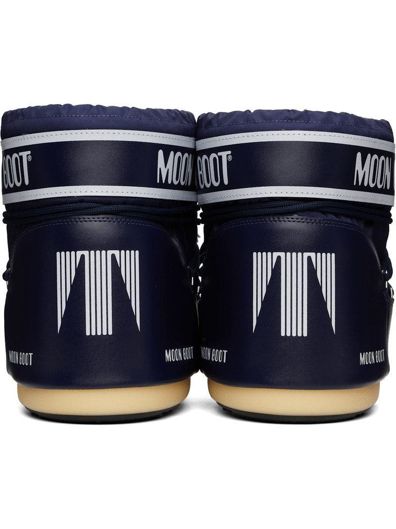 Navy Icon Low Nylon Boots 2