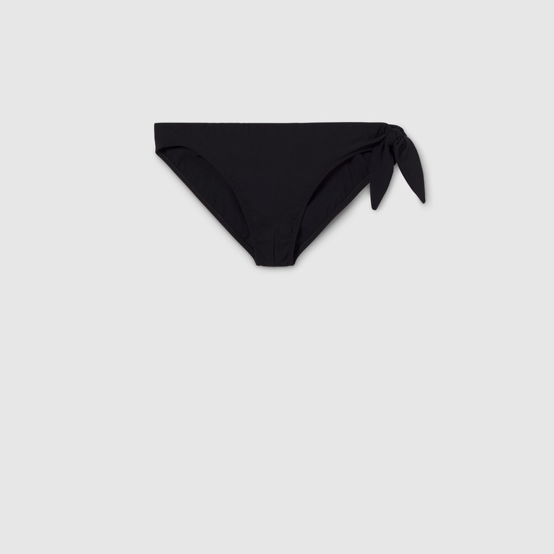 Stretch jersey swim briefs with knot 1