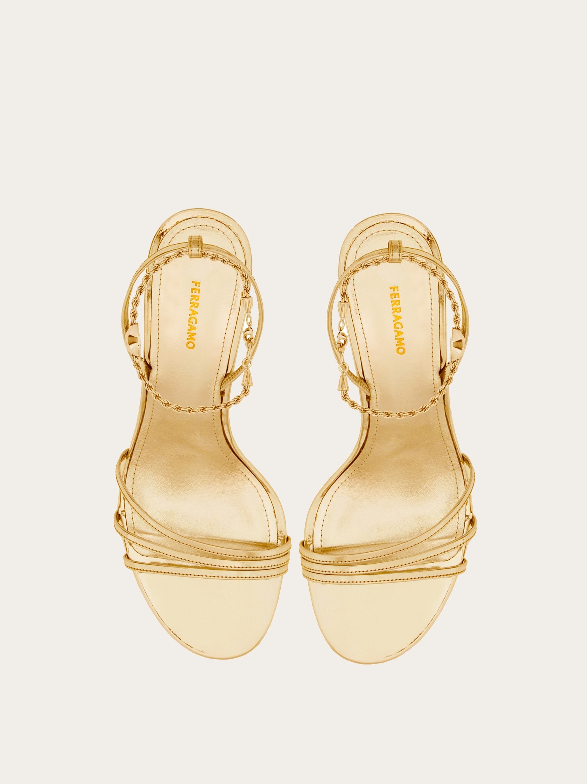 Sandal with ankle chain - 2