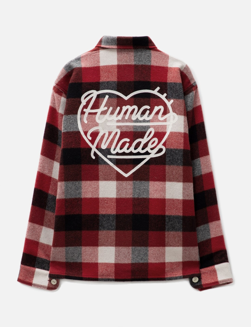 Human Made WOOL BEAVERBLOCK CHECK SHIRT outlook
