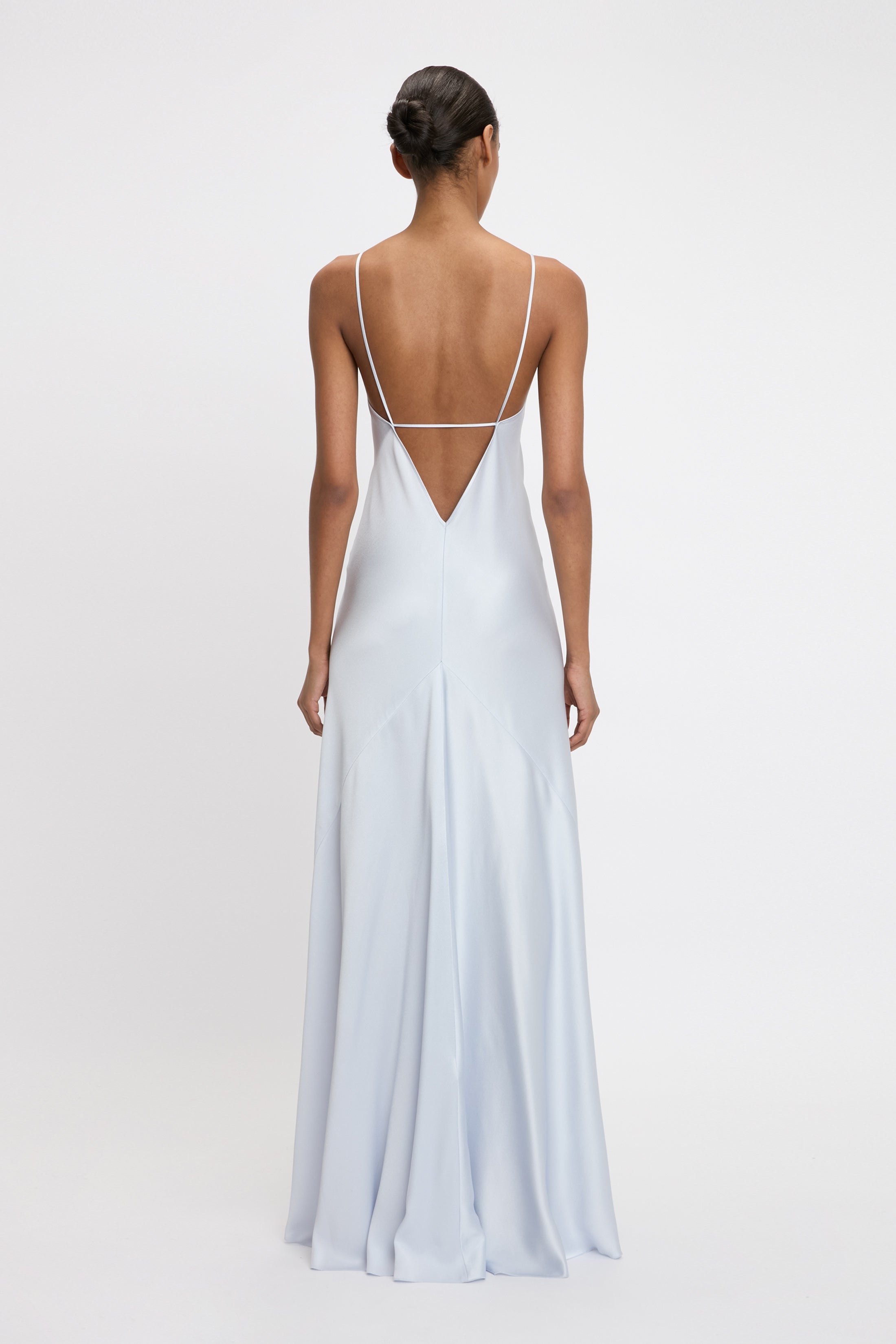 Cami Floor-Length Dress In Ice - 4