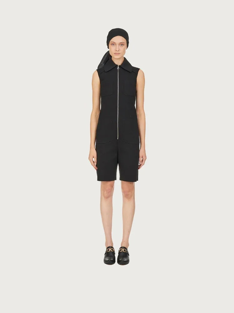 FERRAGAMO ORGANIC COTTON SHORT JUMPSUIT outlook