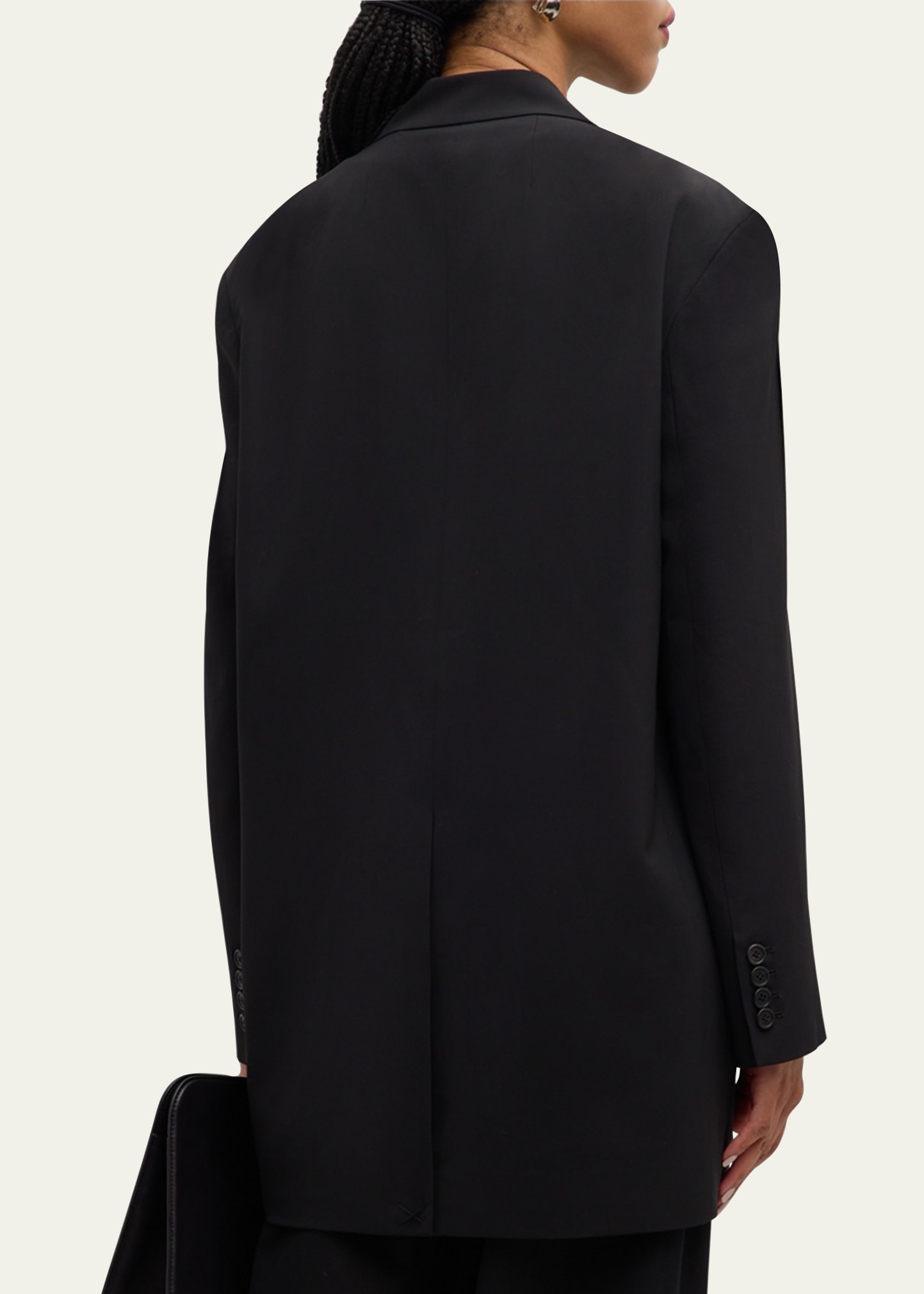 Obine Oversized Single-Breasted Jacket - 3