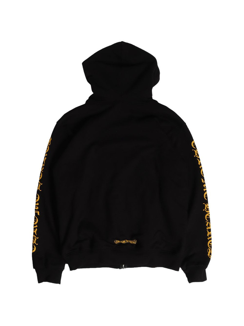Chrome Hearts dagger-logo zip-up hoodie outlook