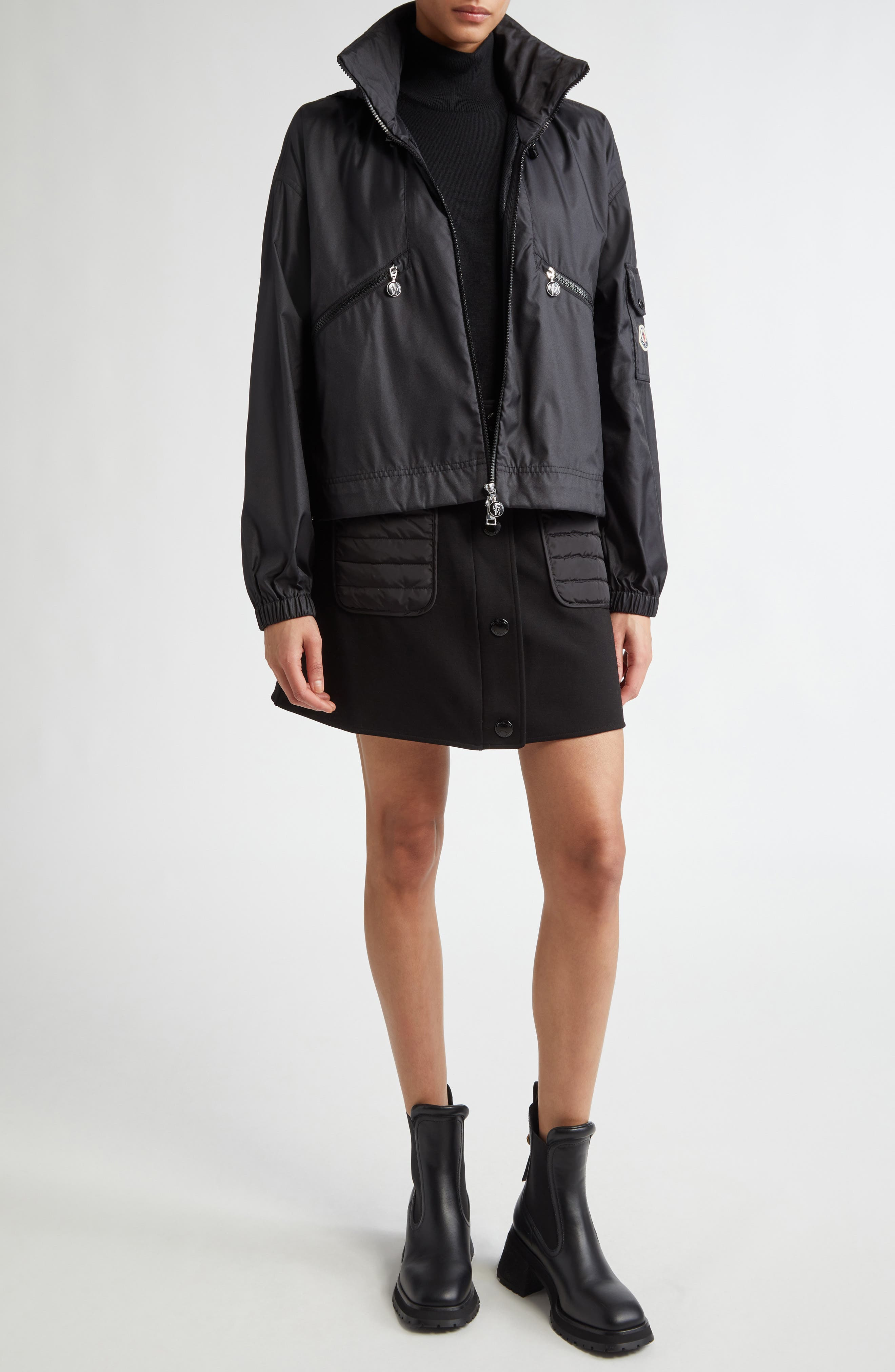 Moncler Hemar Hooded Jacket in Black at Nordstrom - 2