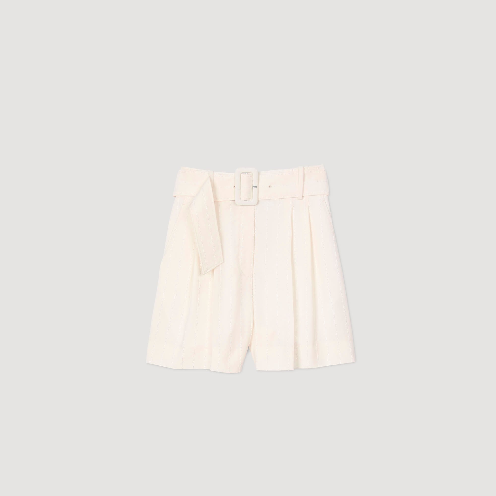 SEQUIN HIGH-WAISTED SHORTS - 6