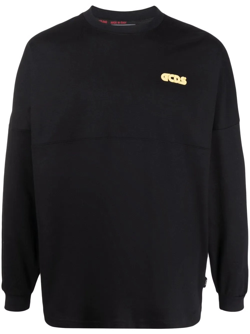 drop-shoulder logo sweatshirt - 1